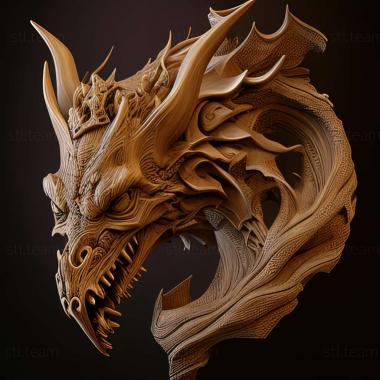 3D model Draconinae (STL)